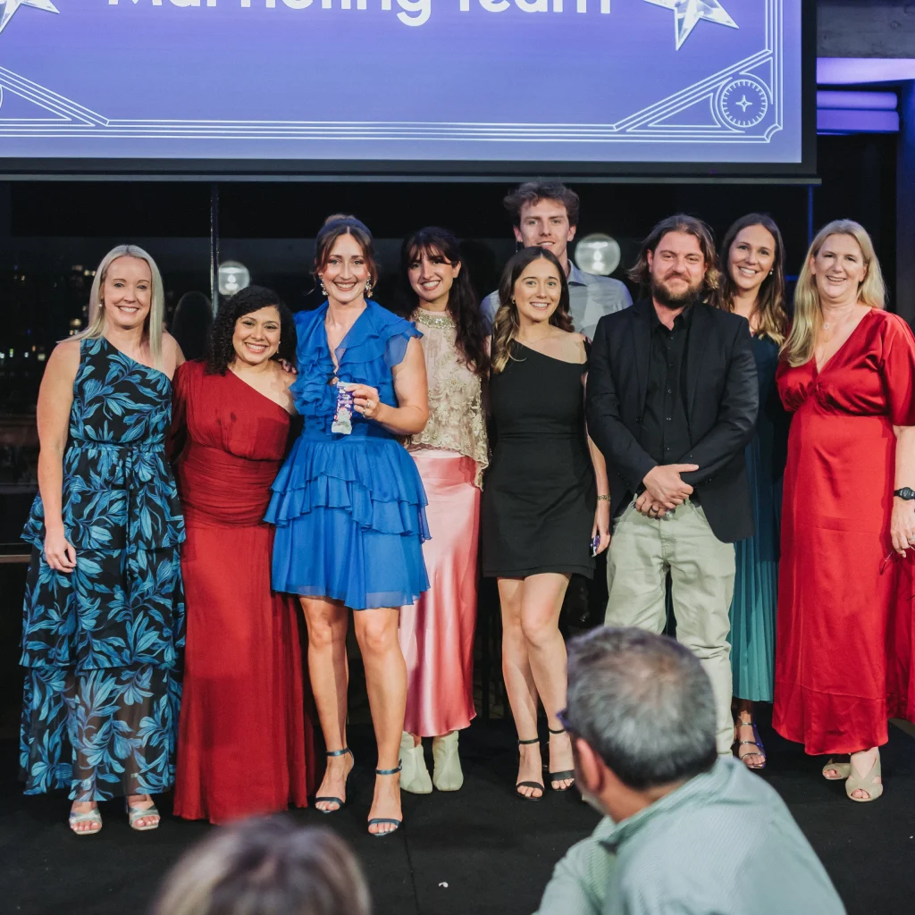 Sunny Balcony Team receiving an award prize